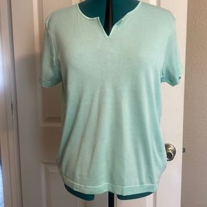 C B collections, petite, short sleeve tanktop. PL